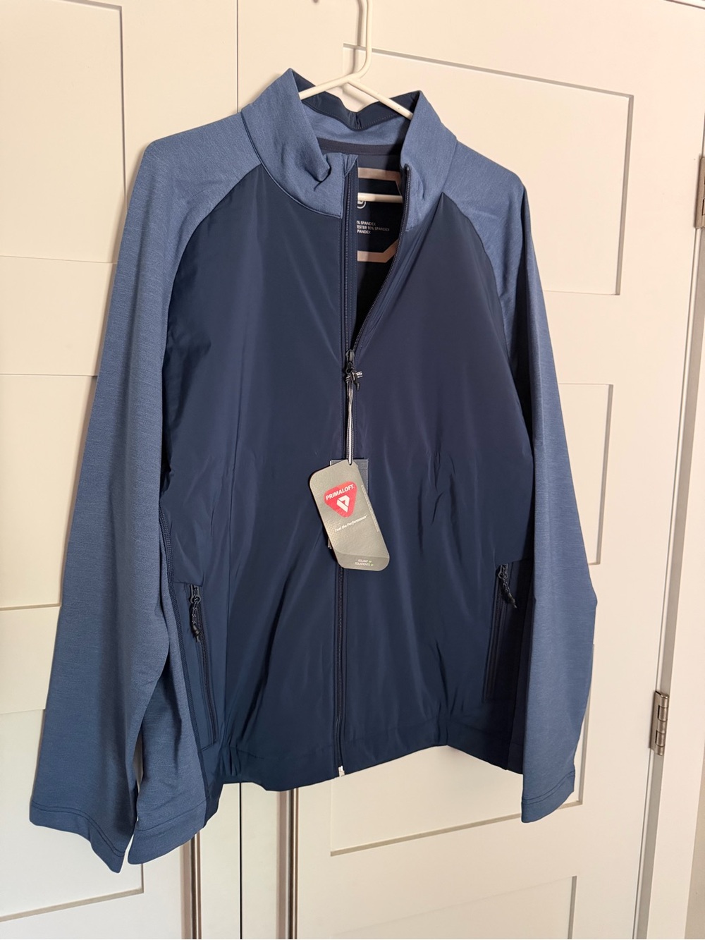 NWT Vineyard Vines Men's Two-Tone Navy Blue Performance Jacket Lightweight Golf